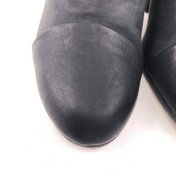 Rag & Bone Harrow Black Leather Ankle Boots EUR 38.5